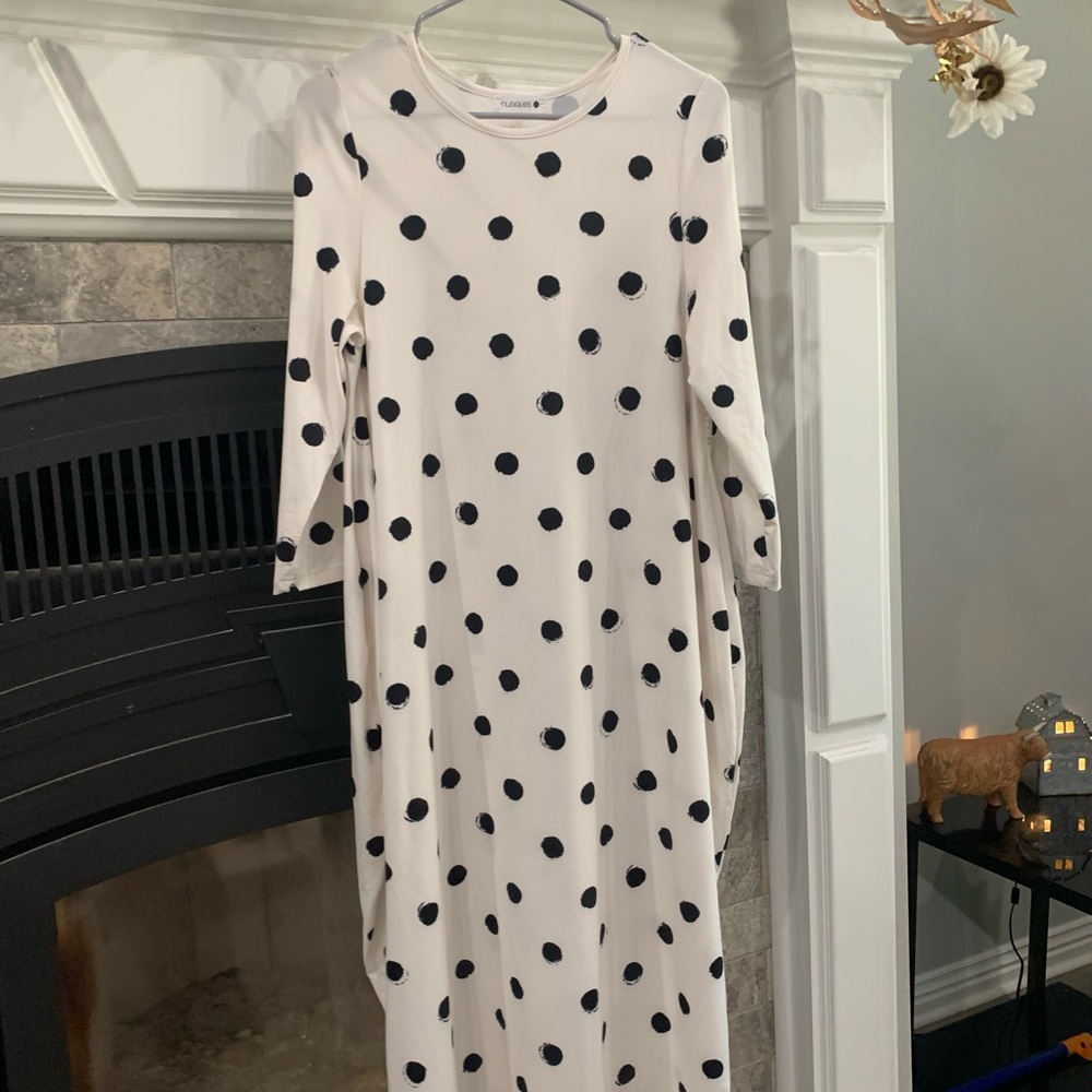 Polka Dot Maxi Dress